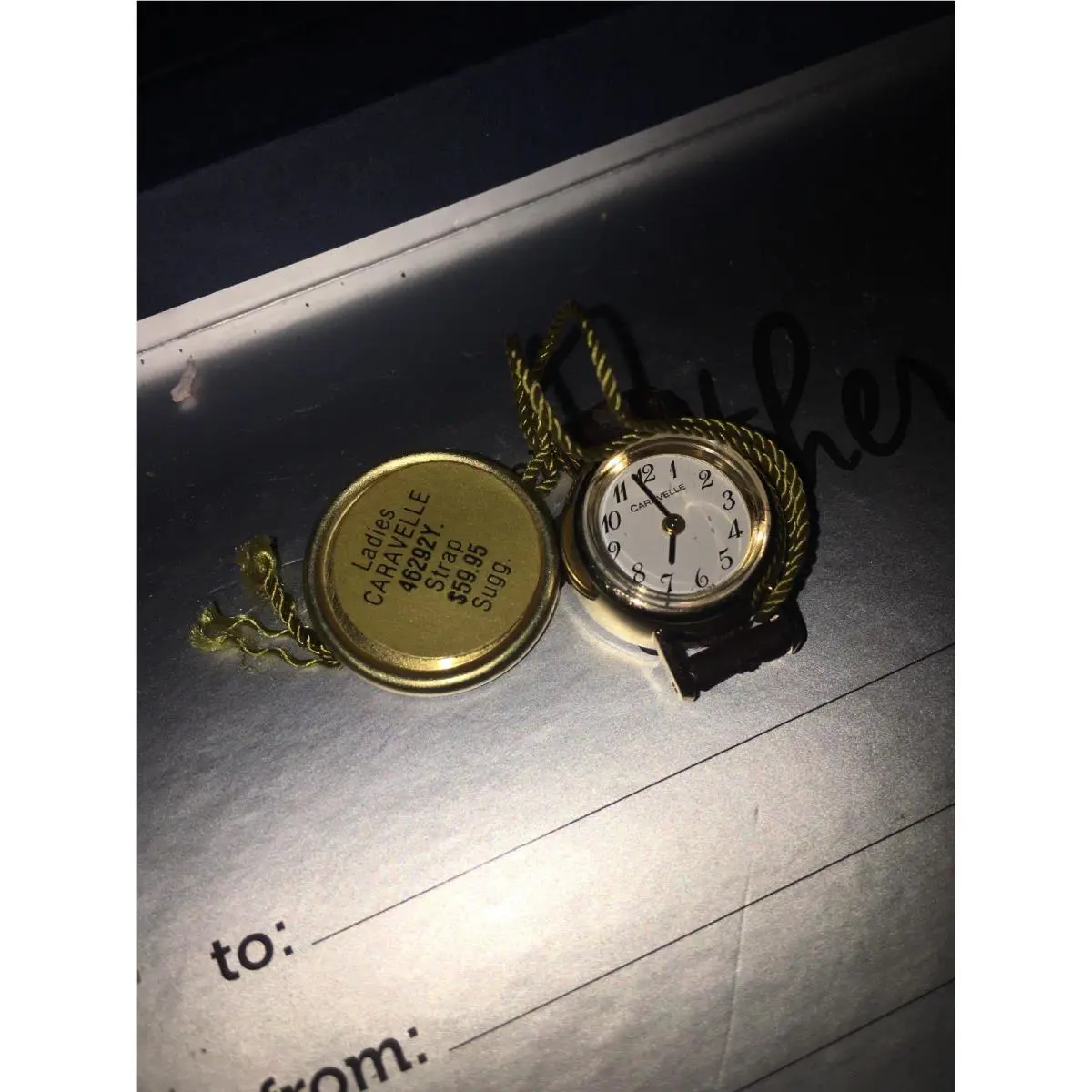 Ladies Caravelle 46292y Strap