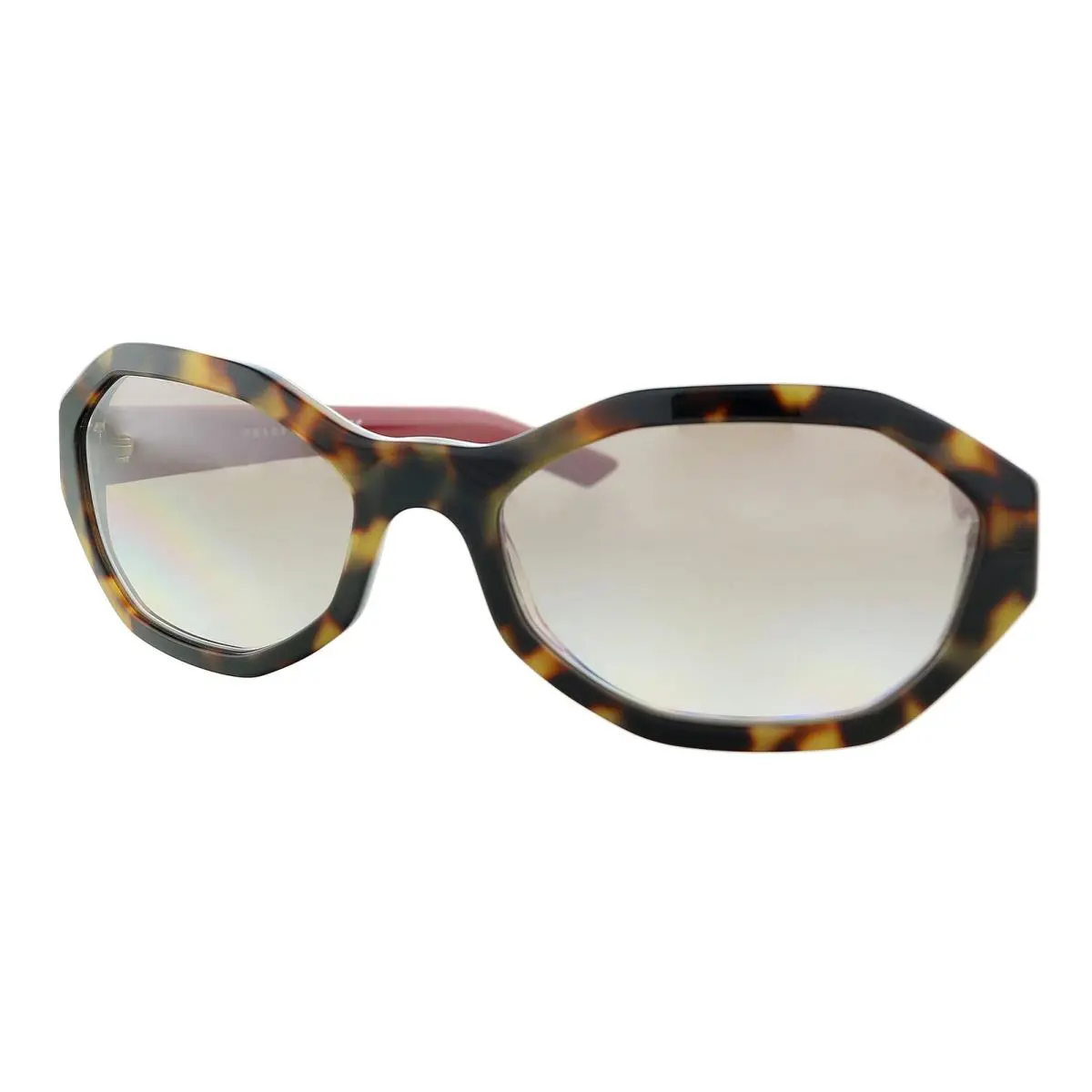0PR 20VS 5144O0 Tortoise/red Oval Sunglasses by Prada