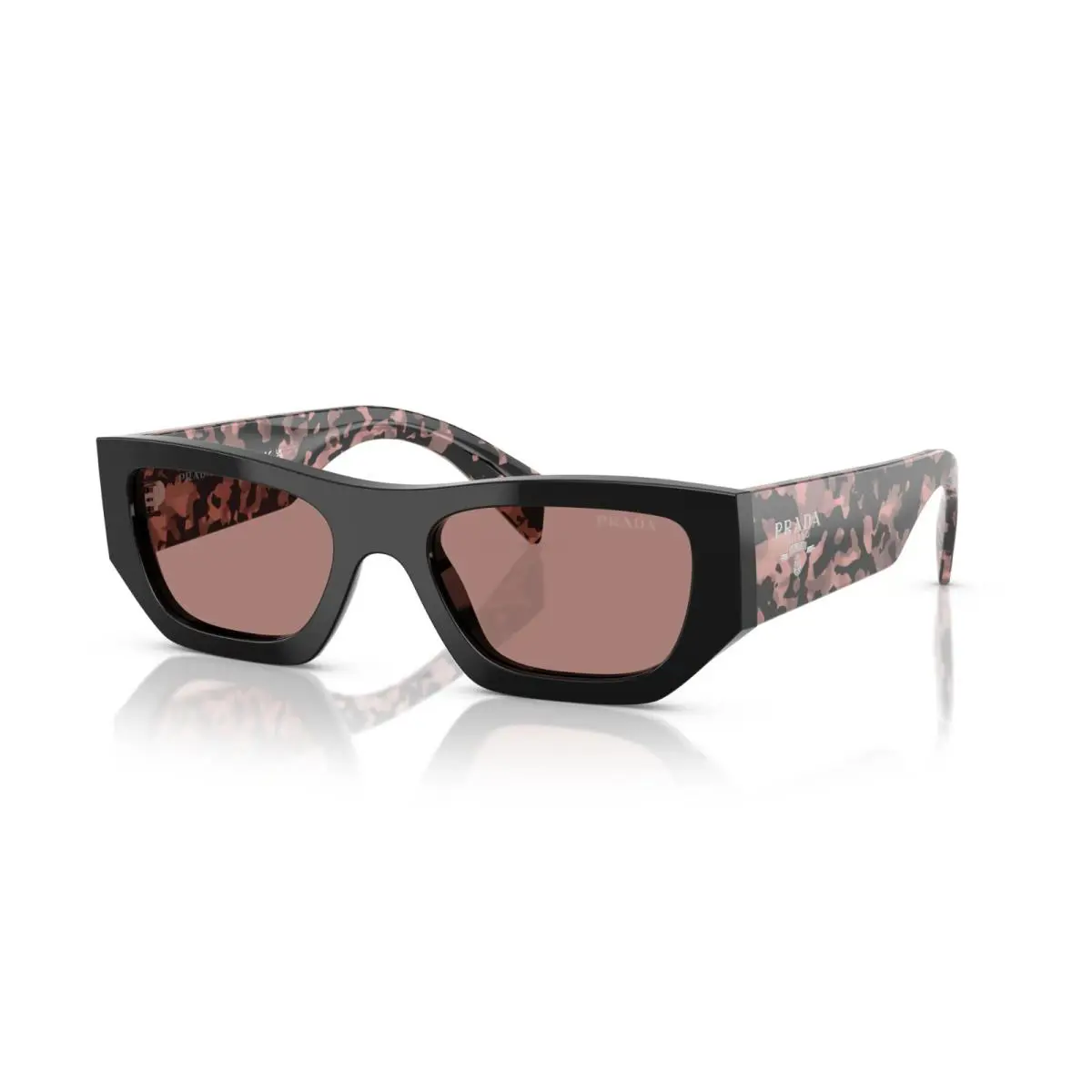Prada PR A01S Black/pink Tortoise 13P60B Sunglasses