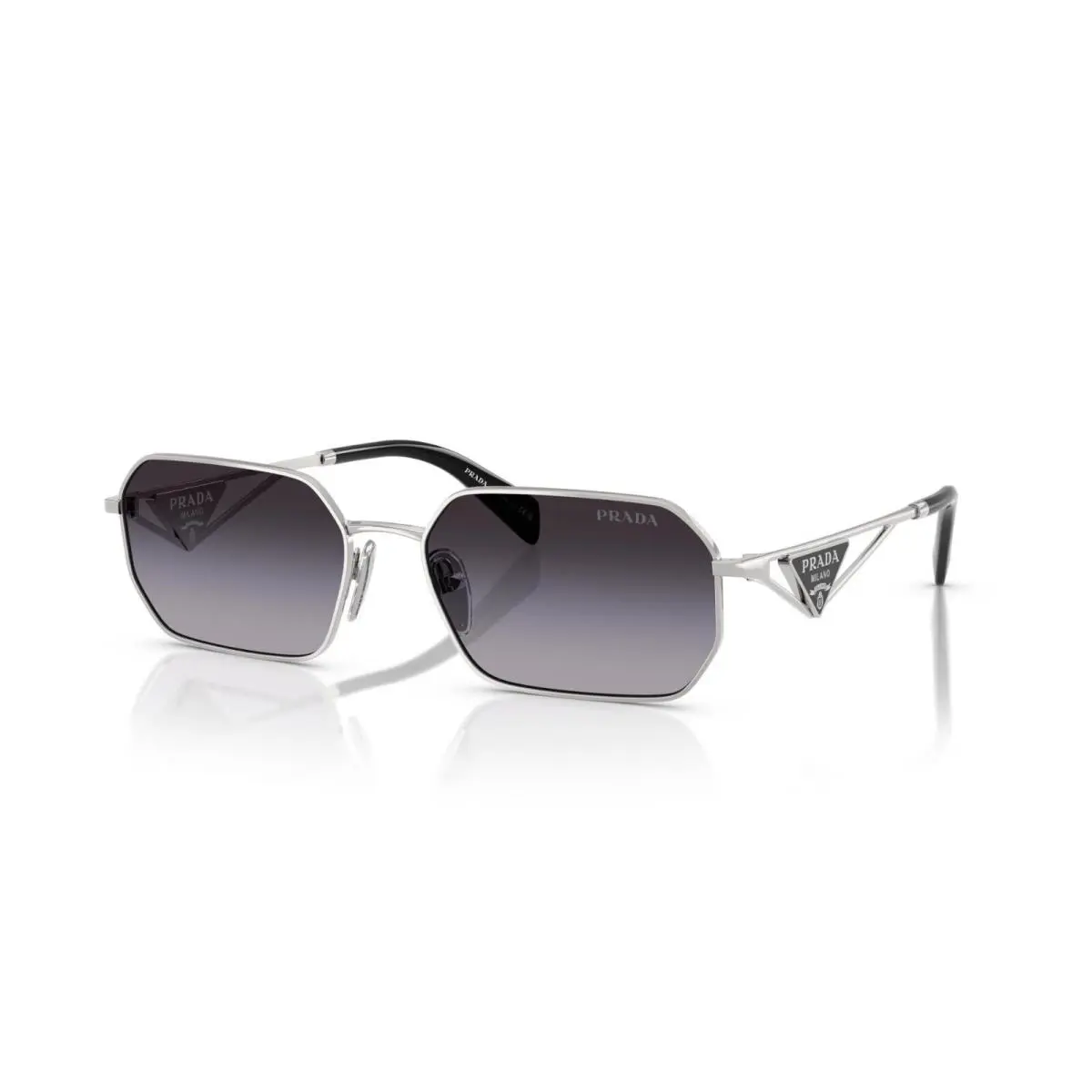 Prada PR A51S Silver/grey Gradient 1BC90A Sunglasses