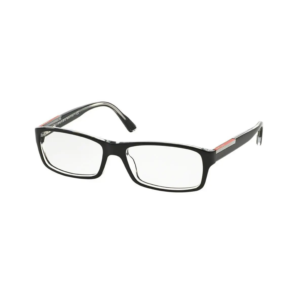 Prada Sport Eyeglasses PS11AV 2AF1O1 53mm Black / Demo Lens