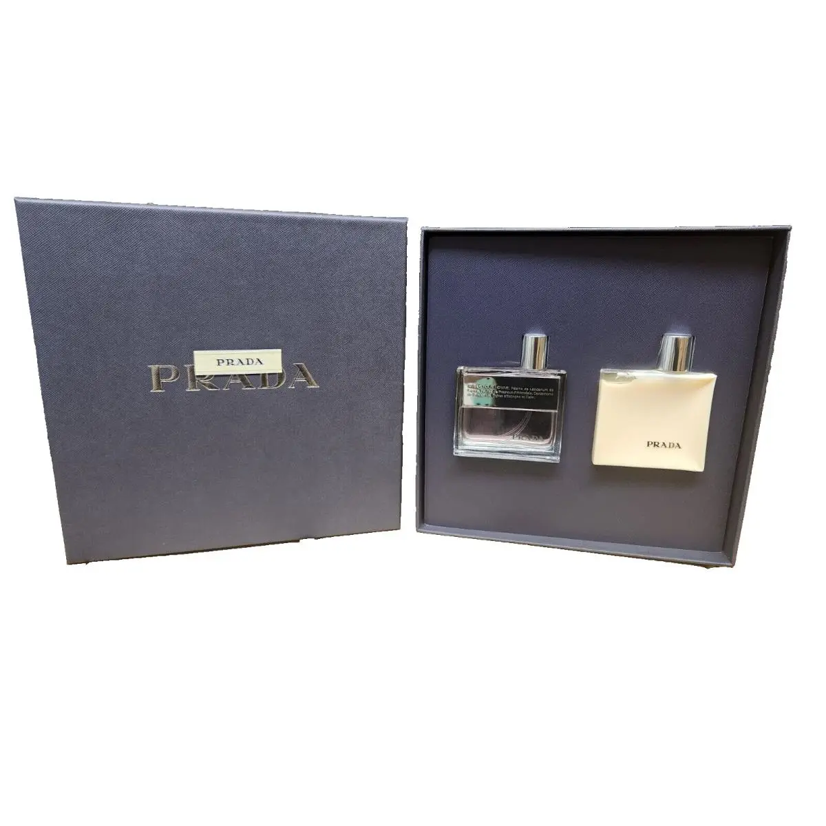 Prada Set Pour Homme 1.7 Edt After Shave Balm 3.4oz