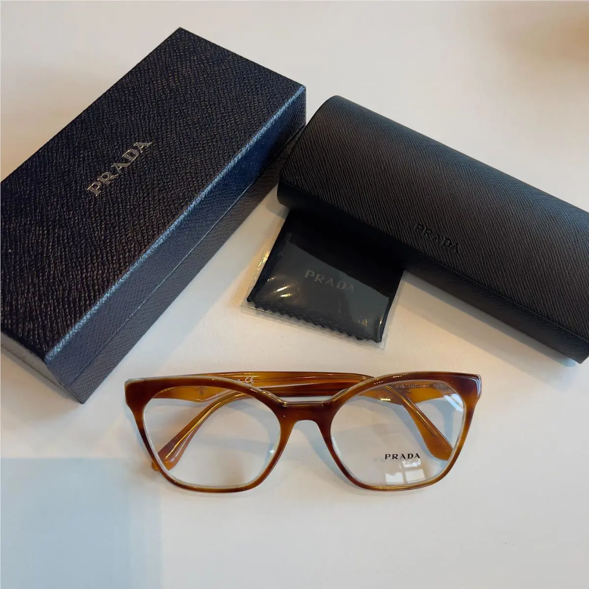 Prada PR 09UV TH 7101 Women Eyeglasses 54-18-140mm- Brown