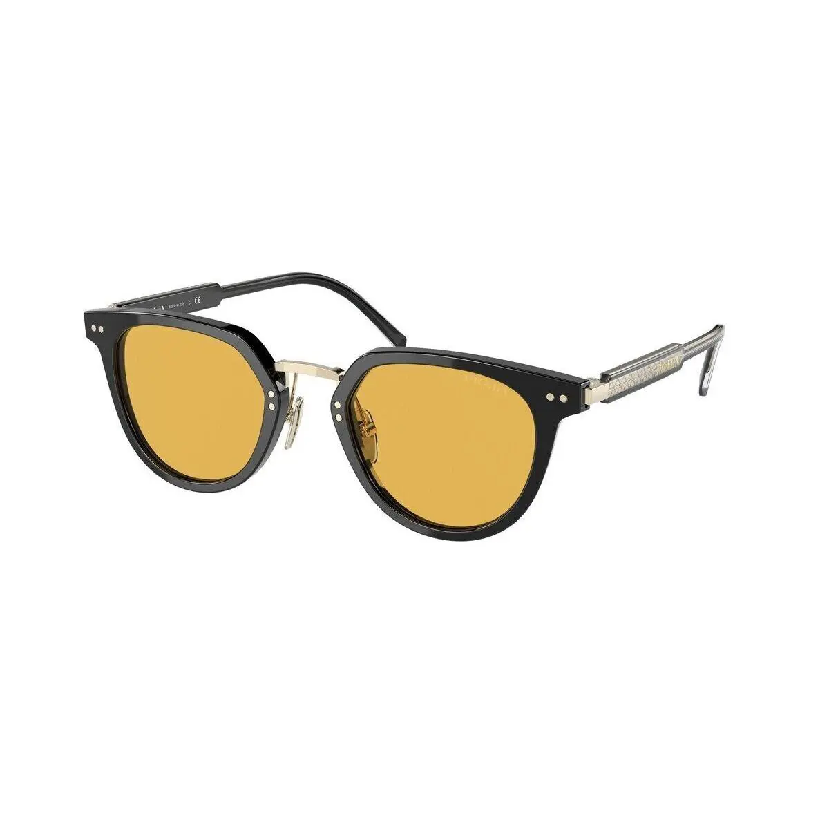 Prada PR 17YS Black/yellow Orange AAV07M Sunglasses