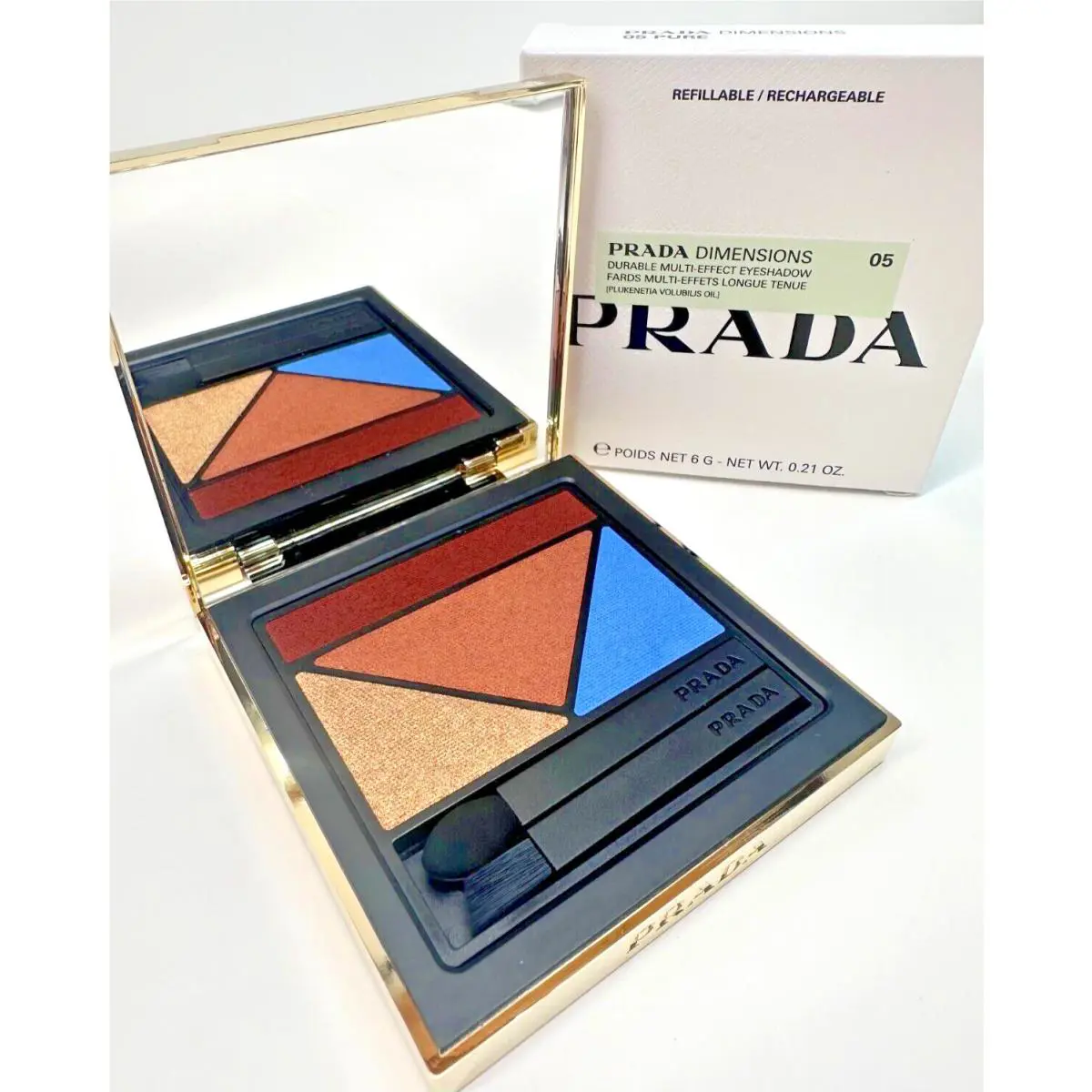 Prada Dimensions 05 Pure Multi Effect Eyeshadow Palette .21 Oz