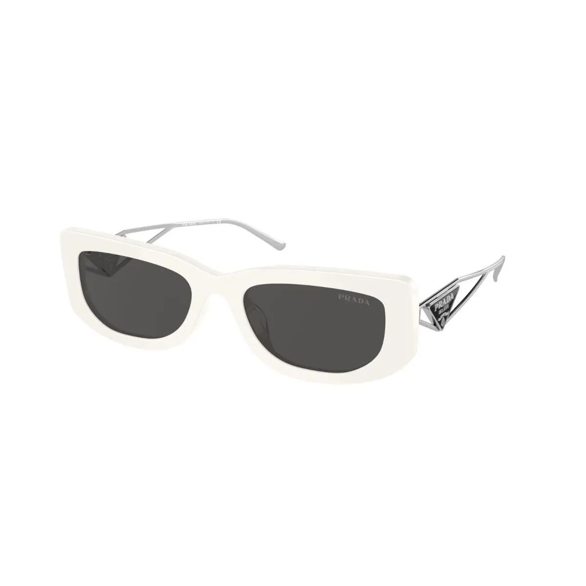 Prada PR 14YS White/dark Grey 1425S0 Sunglasses