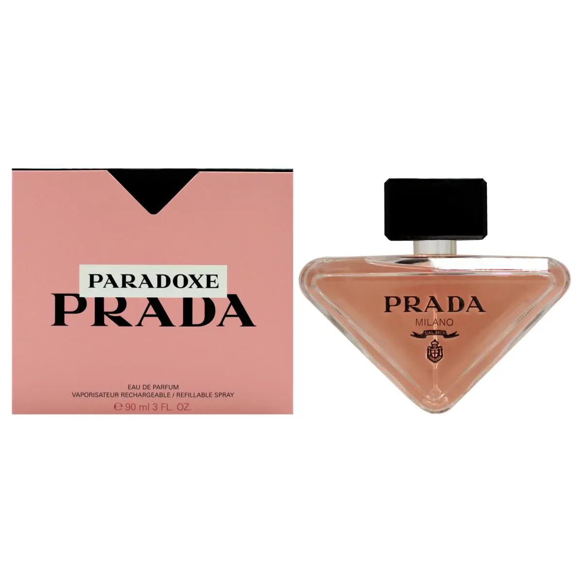3 Pack Paradoxe by Prada For Women - 3 oz Edp Spray Refillable
