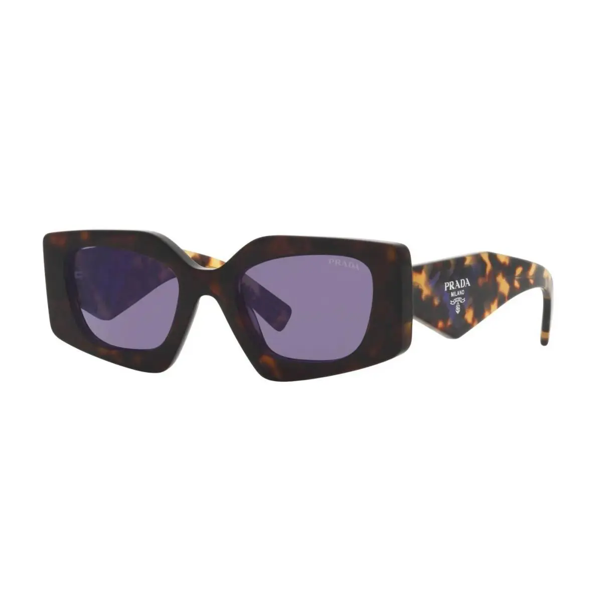 Prada PR 15YS Tortoise/violet Mirrored 2AU05Q Sunglasses