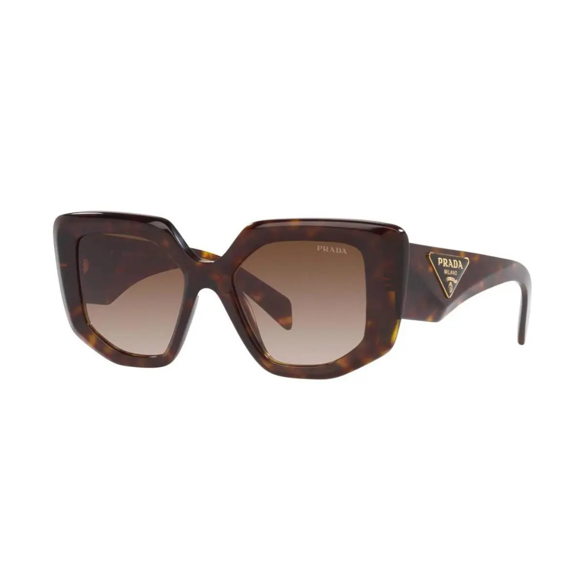 Prada PR 14ZS Tortoise/brown Shaded 2AU-6S1 Sunglasses