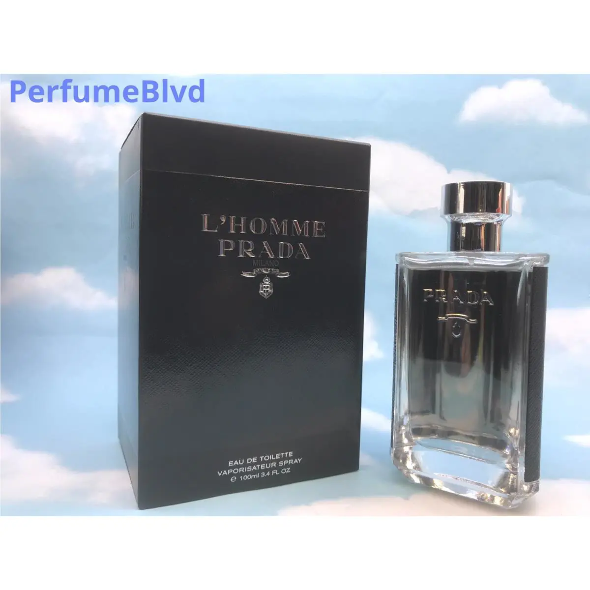 L`homme Prada 3.4 Fl.oz 100 ML Eau DE Toilette Spray For Men
