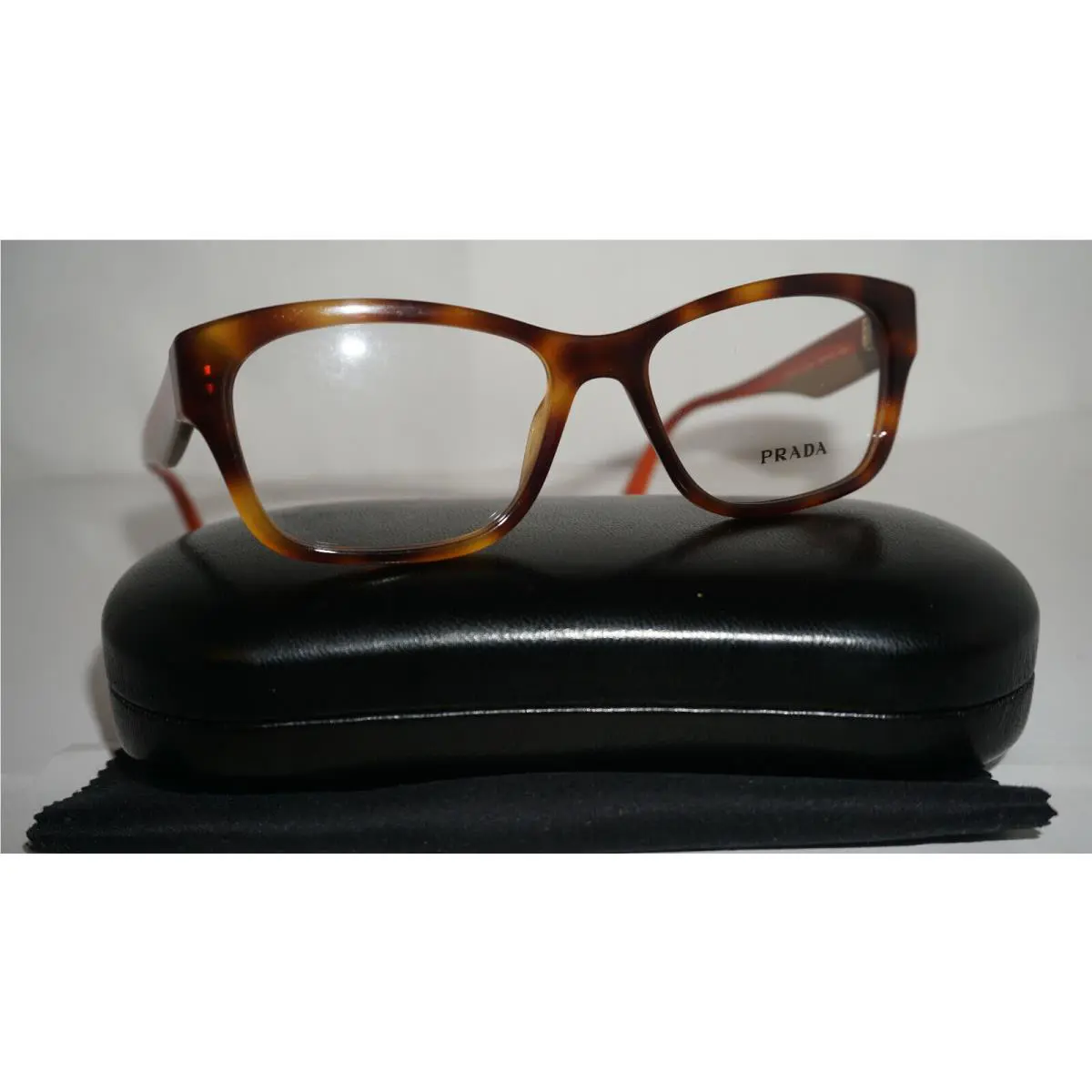Prada Eyeglasses Havana Orange Beige Vpr 24R 52 16 TKR-1O1 140