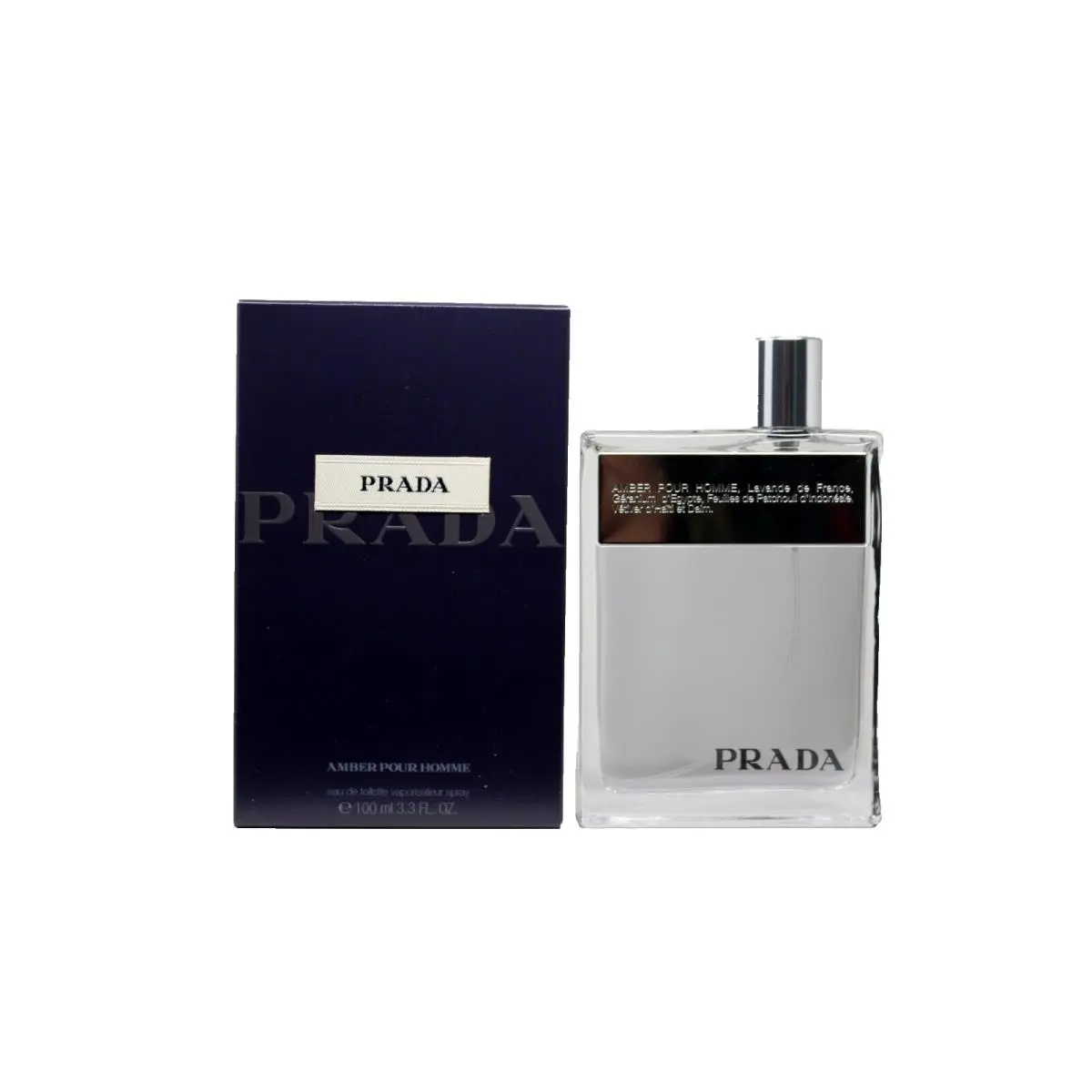 Prada Amber Pour Homme Eau DE Toilette Natural Spray 100 ML/3.3 Fl.oz