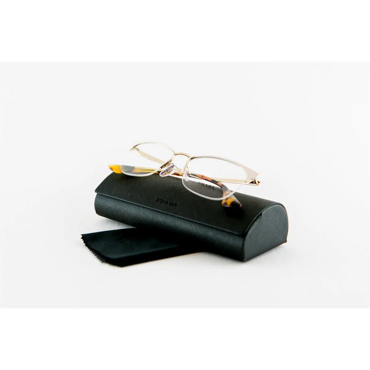 Prada Eyeglasses-vpr 65Q Gold