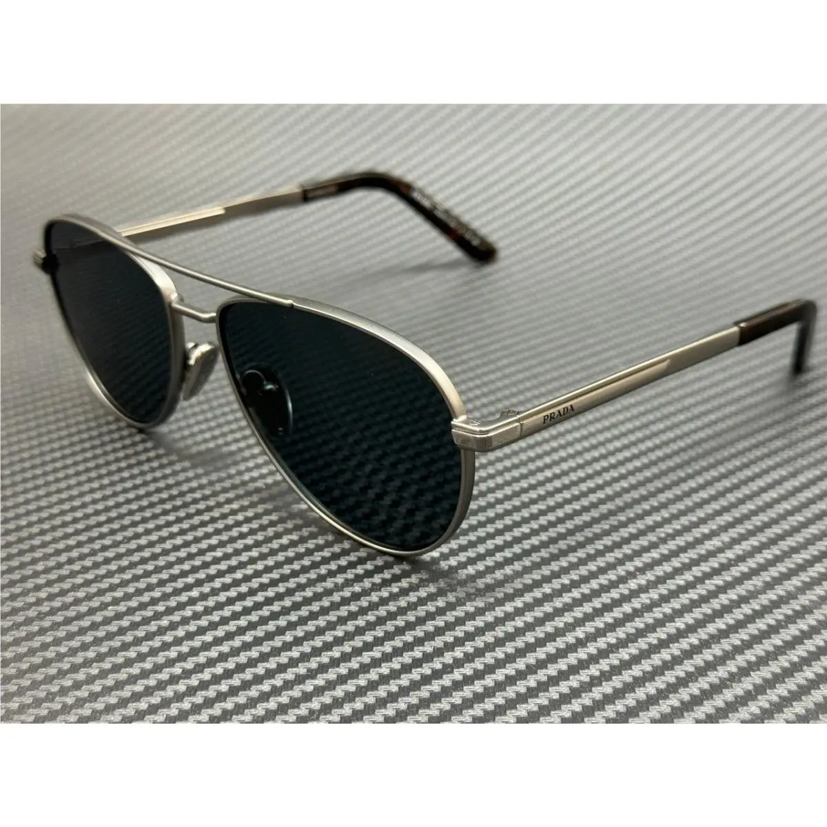 Prada PR A54S 7CQ09T Gunmetal Grey Men`s 60 mm Sunglasses