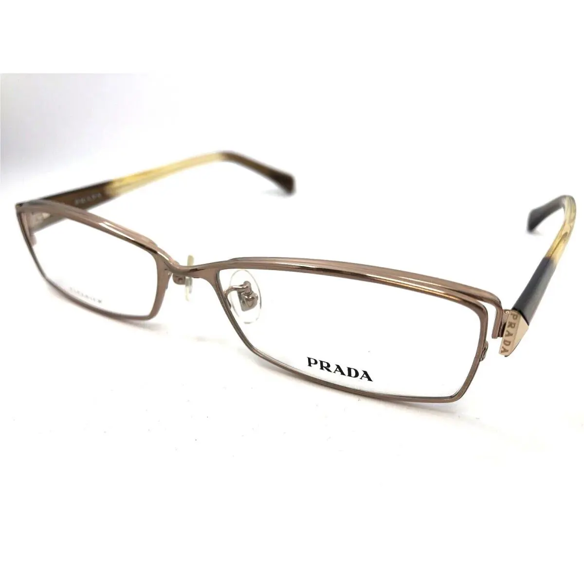 Prada VPR66N 7IS1O1 Gold Women Eyeglasses 54mm 16 140