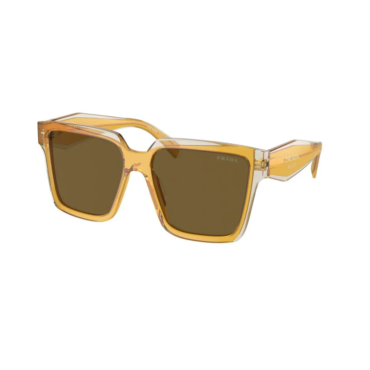 Prada PR 24ZS Crystal Ocher Brown/brown 14I01T Sunglasses
