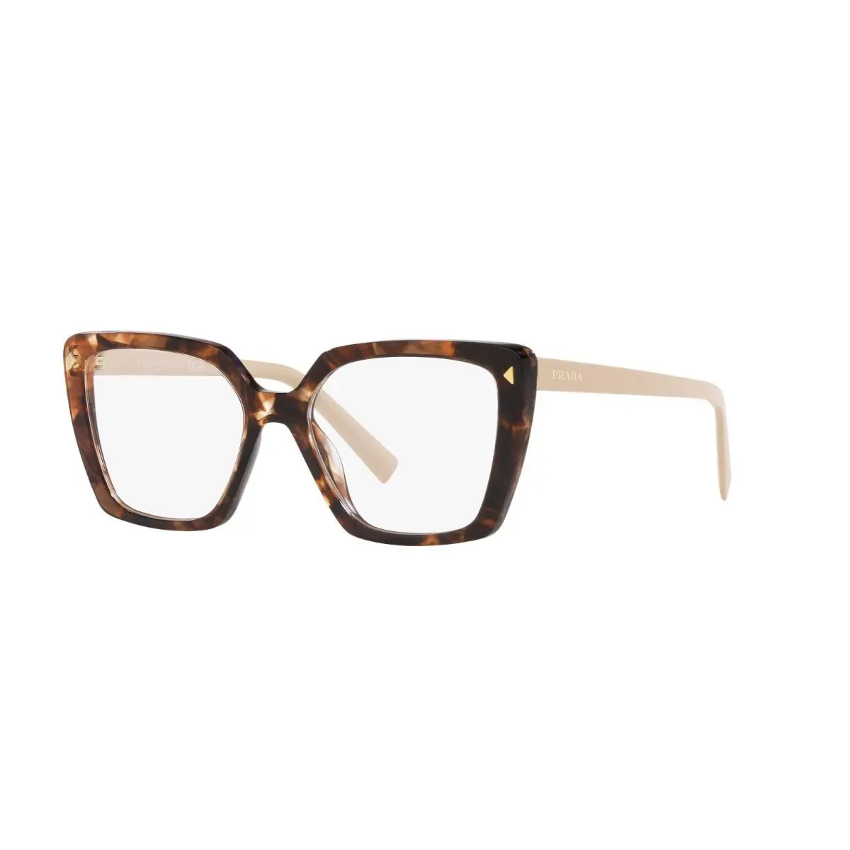 PR 16ZV Havana Pink 07R-1O1 51mm Eyeglasses by Prada
