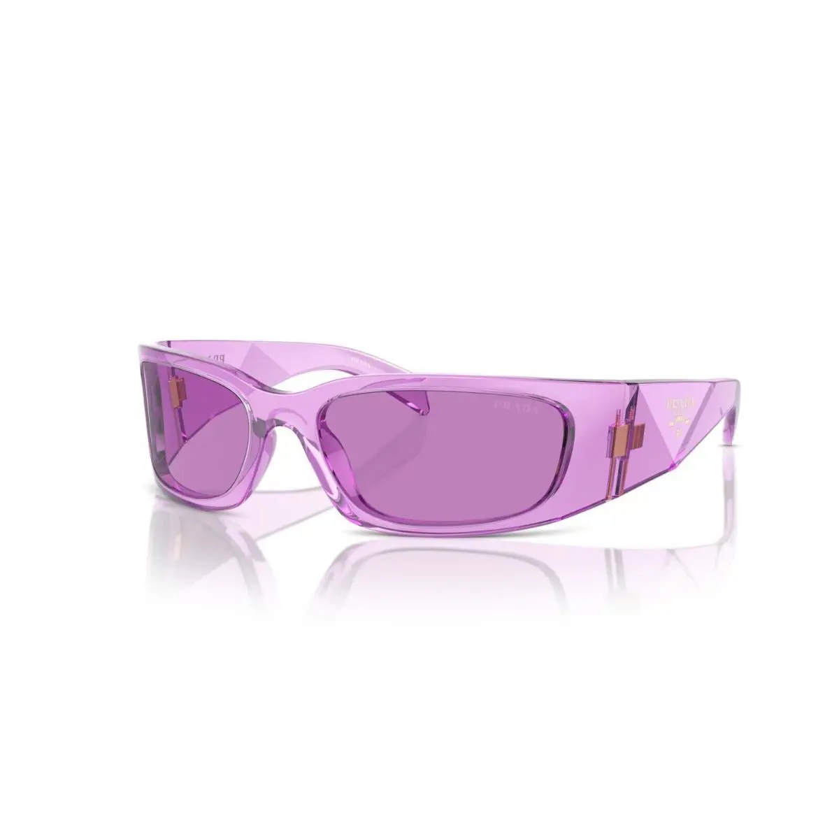 Prada PR A14S Transparent Ametyst/purple 13R30G Sunglasses