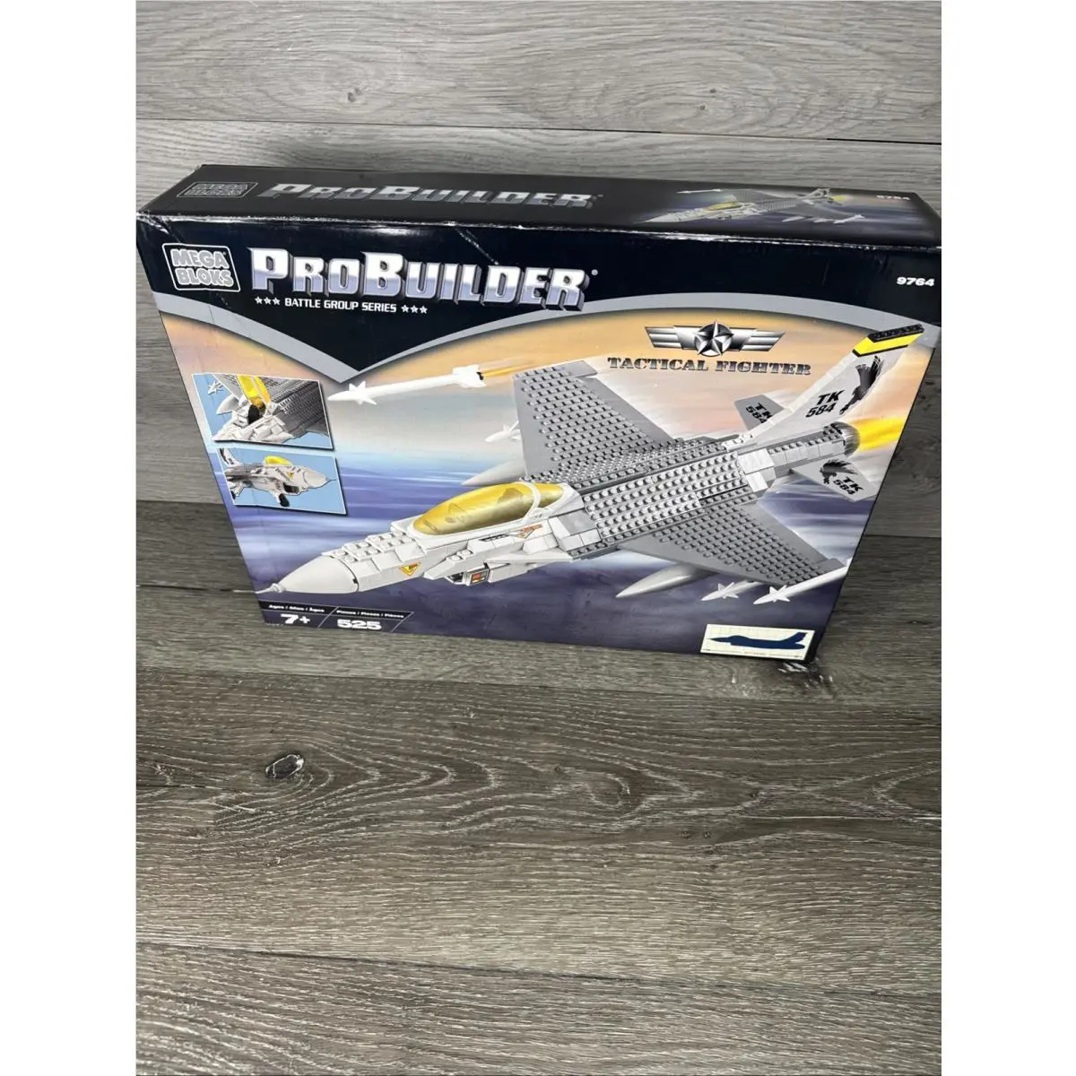 Mega Bloks Pro Builder Tactical Fighter Plane 9764 2002