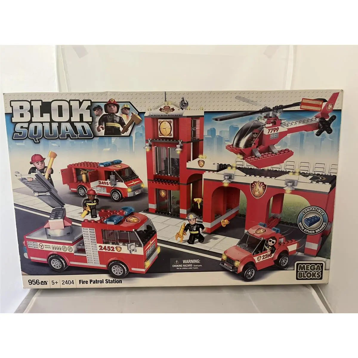 Mega Bloks Blok Squad Fire Patrol Station 2404 956 Pcs Retired
