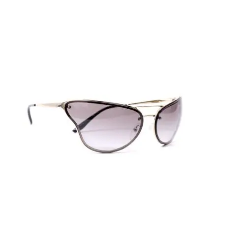 Prada Spr 74V Zvn 0A7 Sunglasses Made IN Italy Size: 69-16-120 - Frame: Gold, Lens: Dark, e montatura: Nero