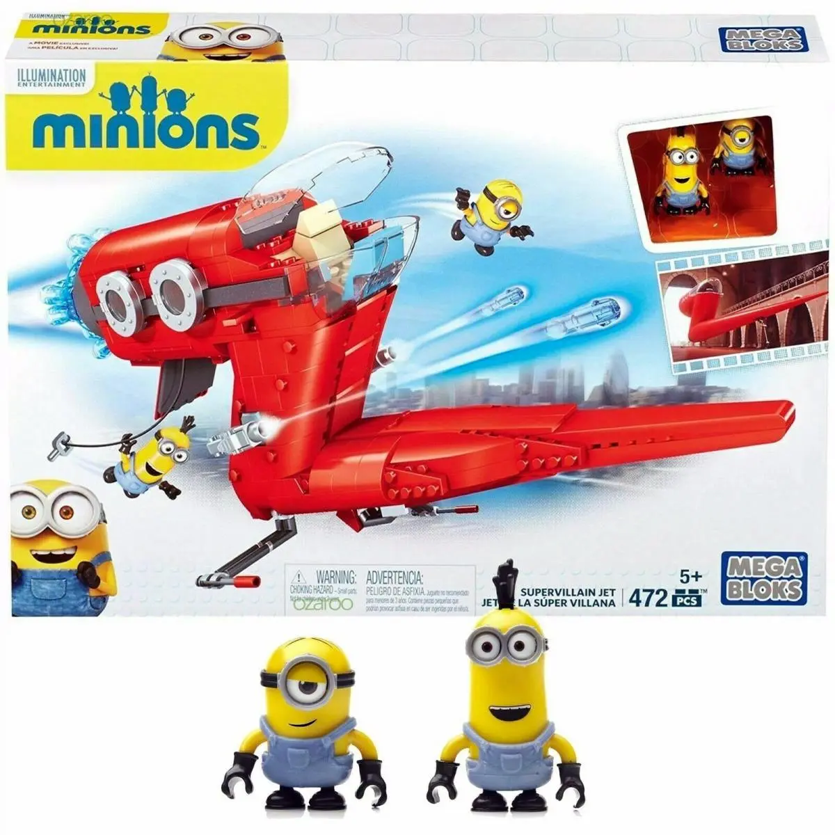 Mega Bloks CNF60 Supervillian Jet Minions Despicable Me