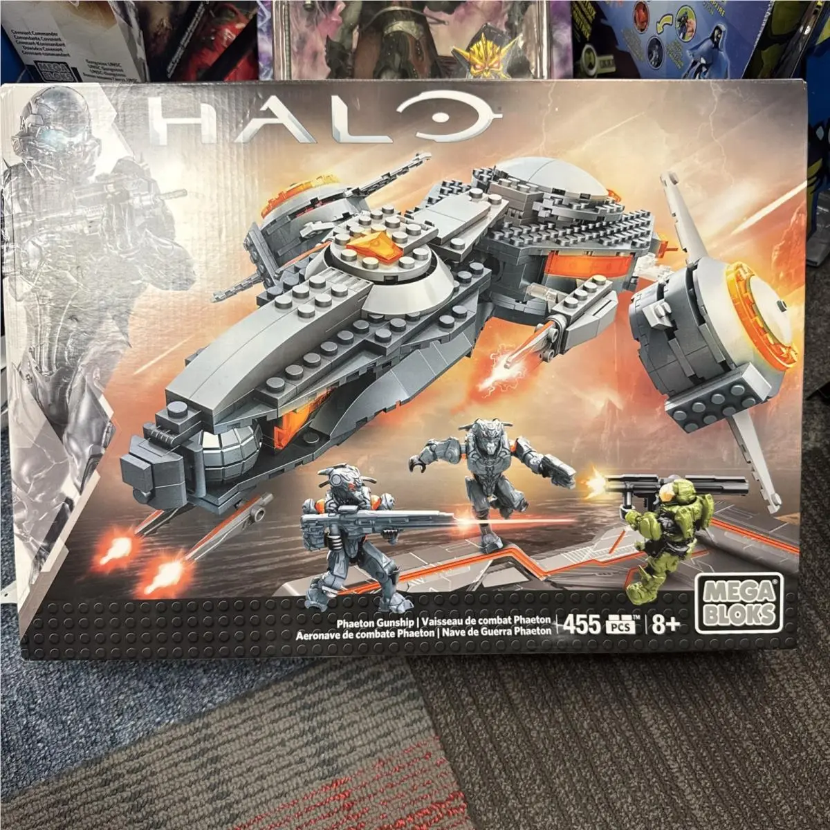 Halo Mega Bloks: Phaeton Gunship Great For Collector 455 Pieces
