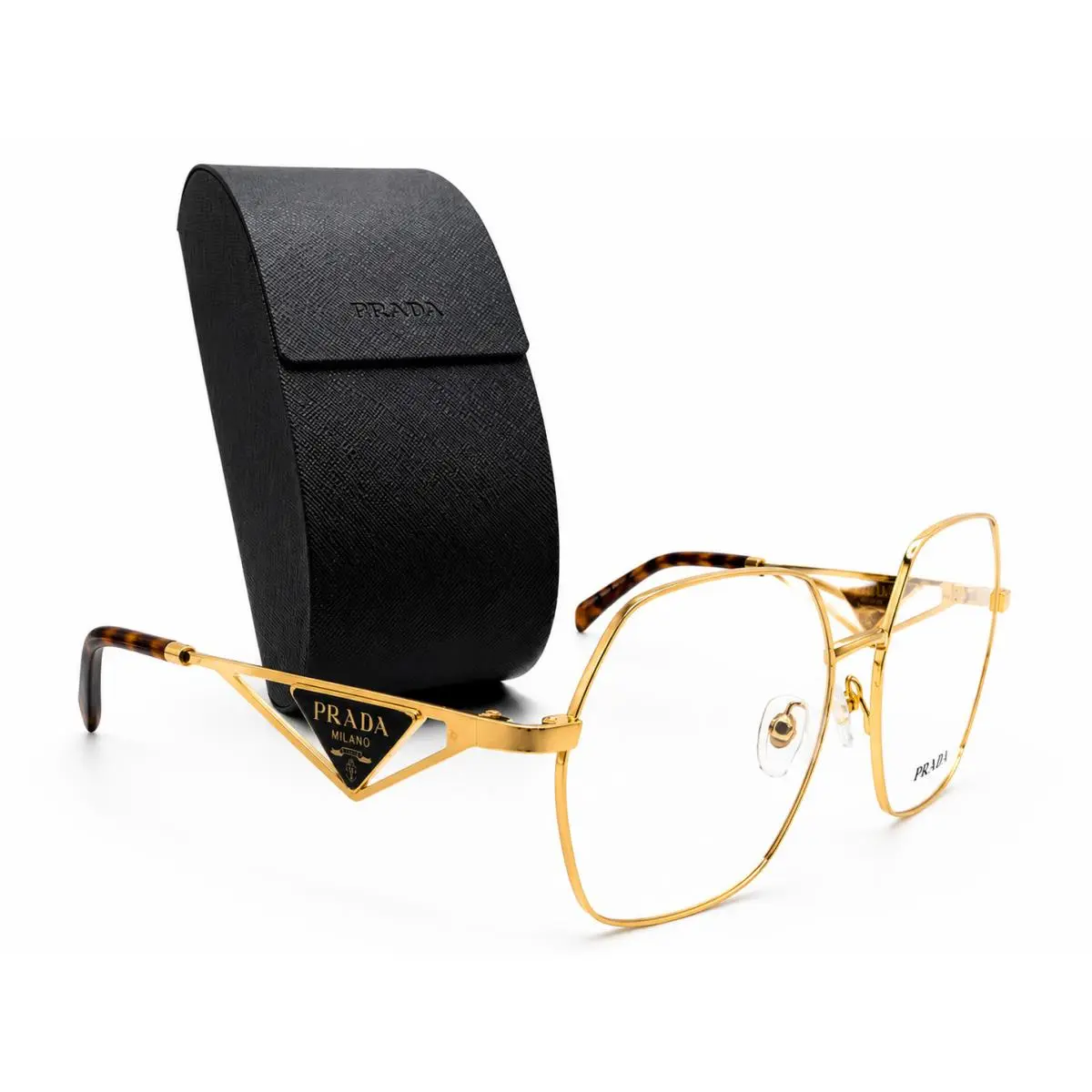 Prada PR A50V 5AK-101 Gold 53 mm Demo Lens Women`s Eyeglasses