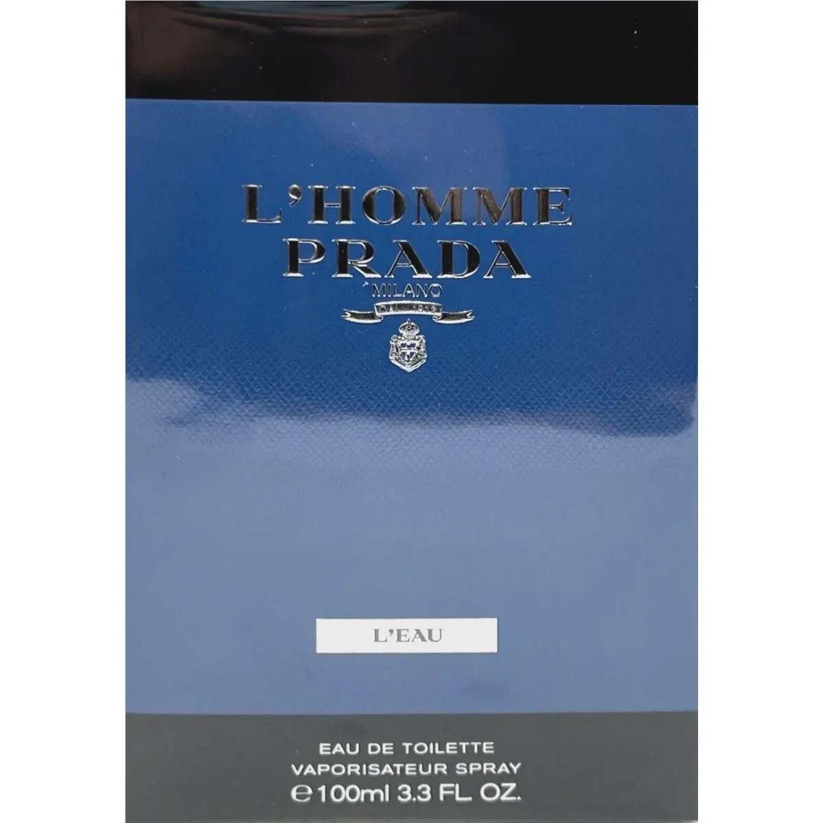 Prada L`homme L`eau Eau DE Toilette Spray For Men 3.3 Oz / 100 ml Item