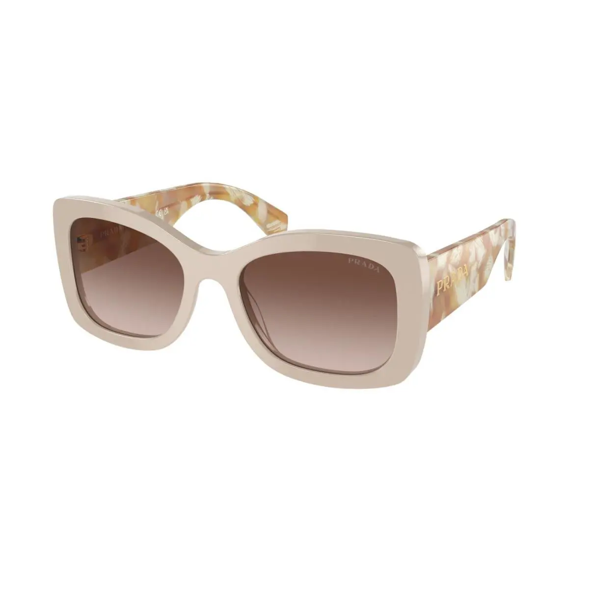 Prada PR A08S Desert/brown Gradient 11O-6S1 Sunglasses