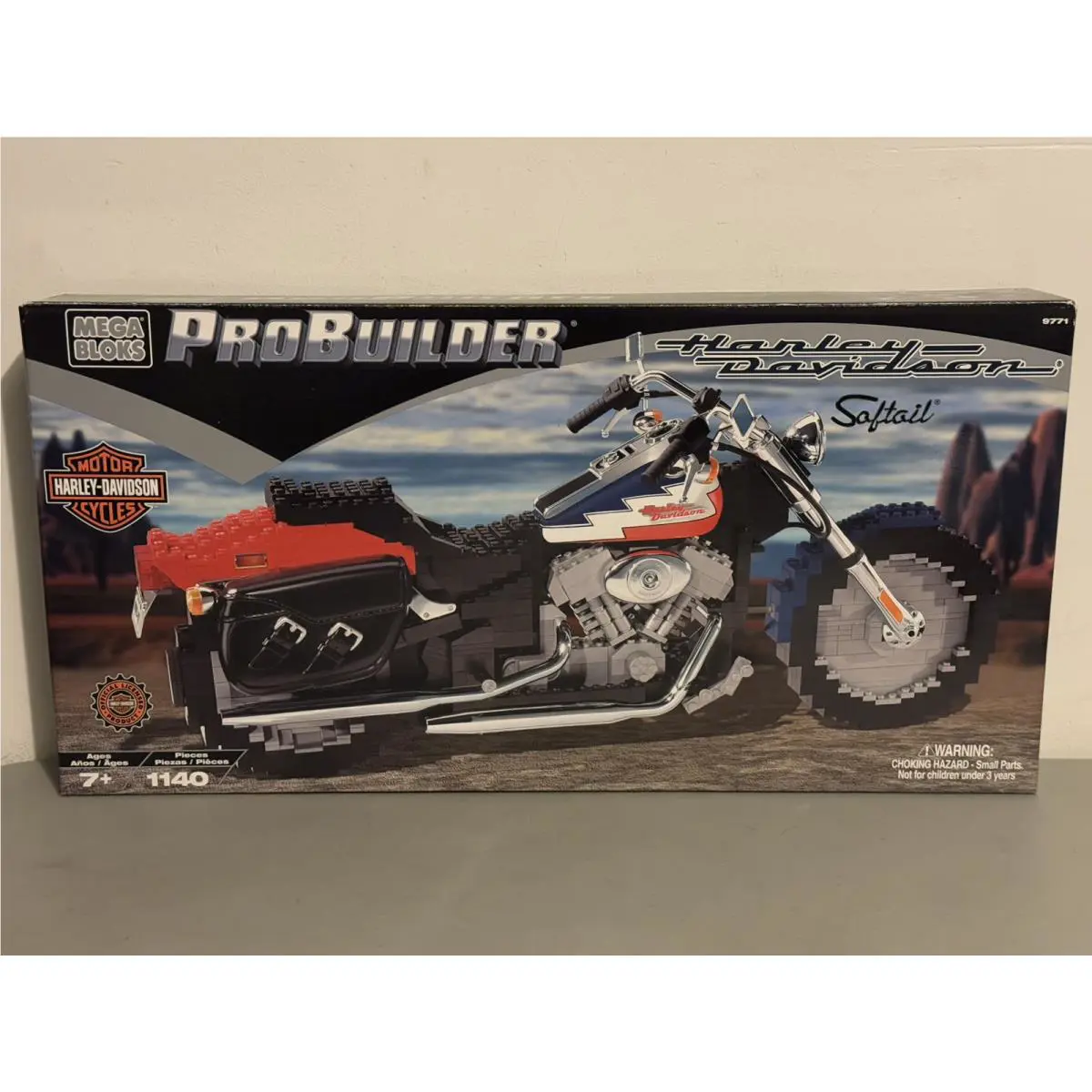 Mega Bloks Pro Builder Harley Davidson Softail 9771