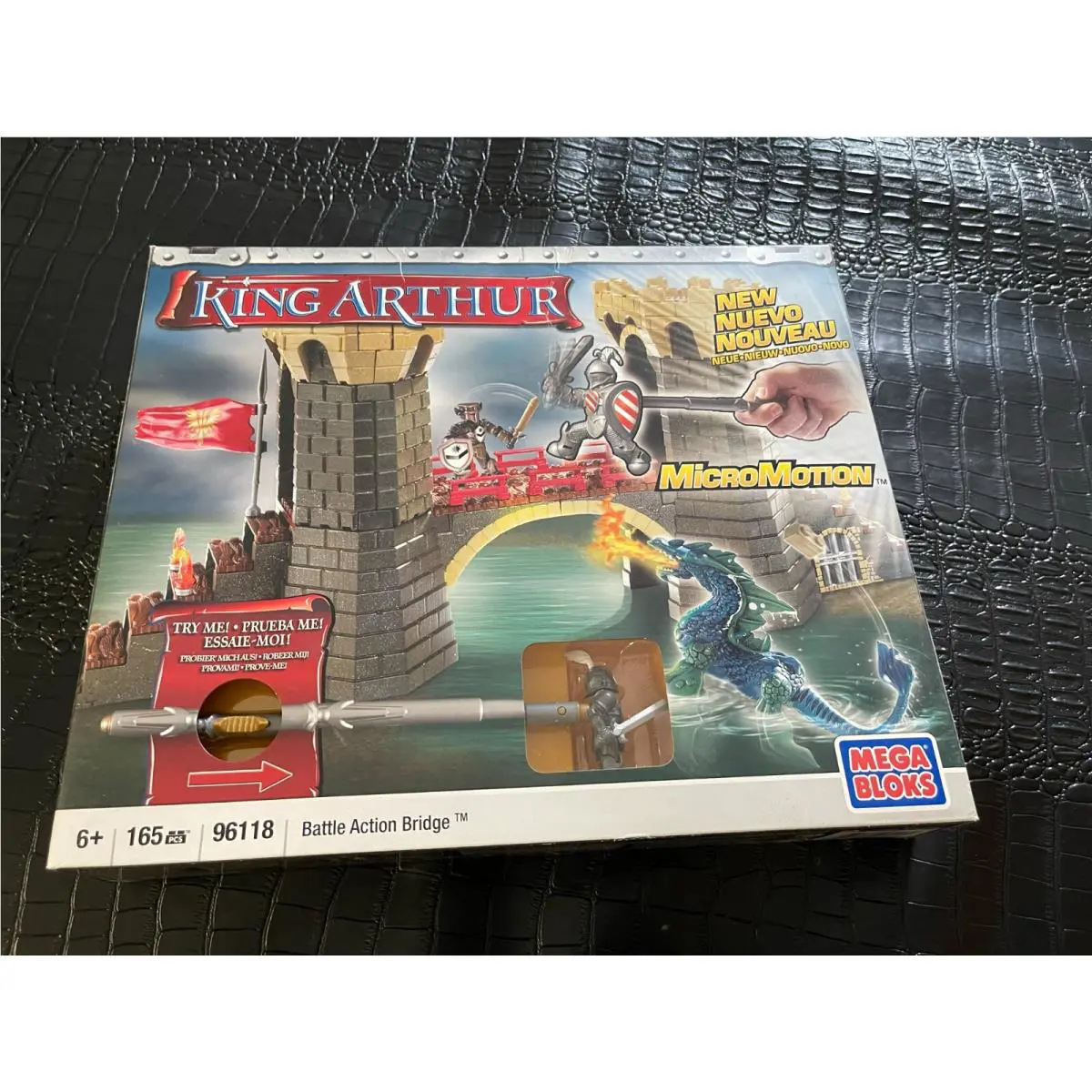 2008 Megabloks Mega Bloks King Arthur 96118 Battle Action Bridge S4