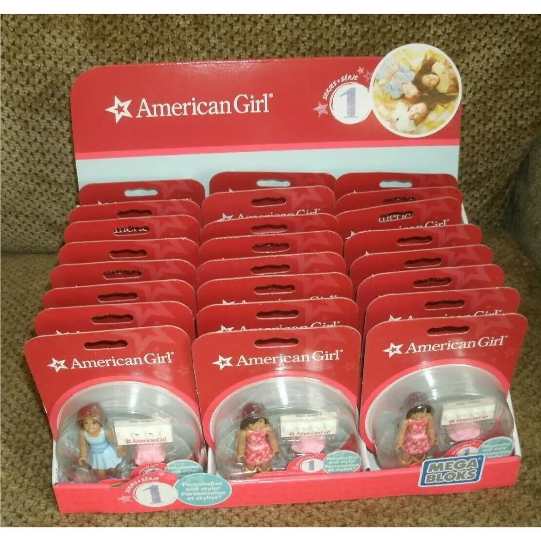 Mega Bloks American Girl Series 1 Case Of 24 Display