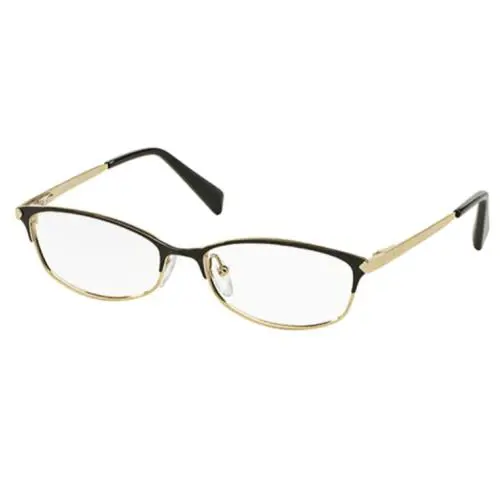 Prada Eyeglasses PR 63RV QE31O1 55mm Black / Pale Gold 55-16-135