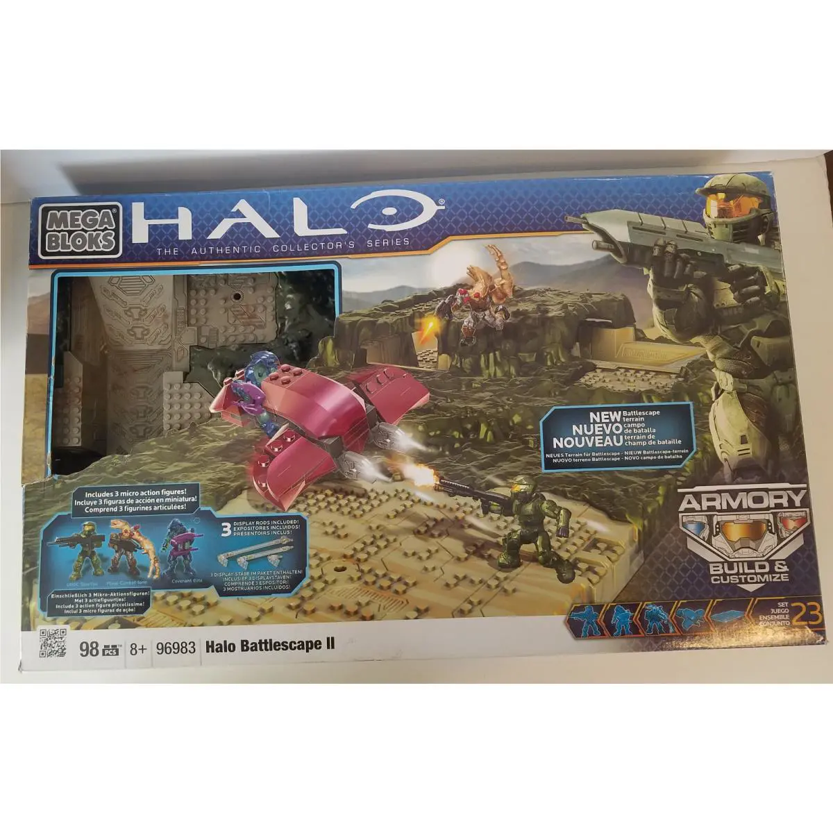 Mega Bloks 2011 Halo Battlescape II Armory Xbox Microsoft 96983