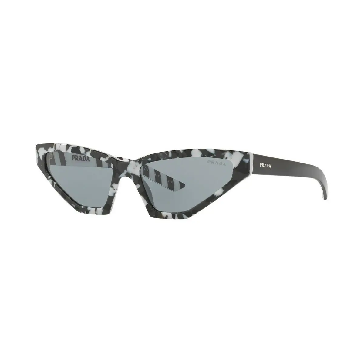 Prada PR 12VS 57 Camuflage Black/grey Butterfly Millenn Sunglasses