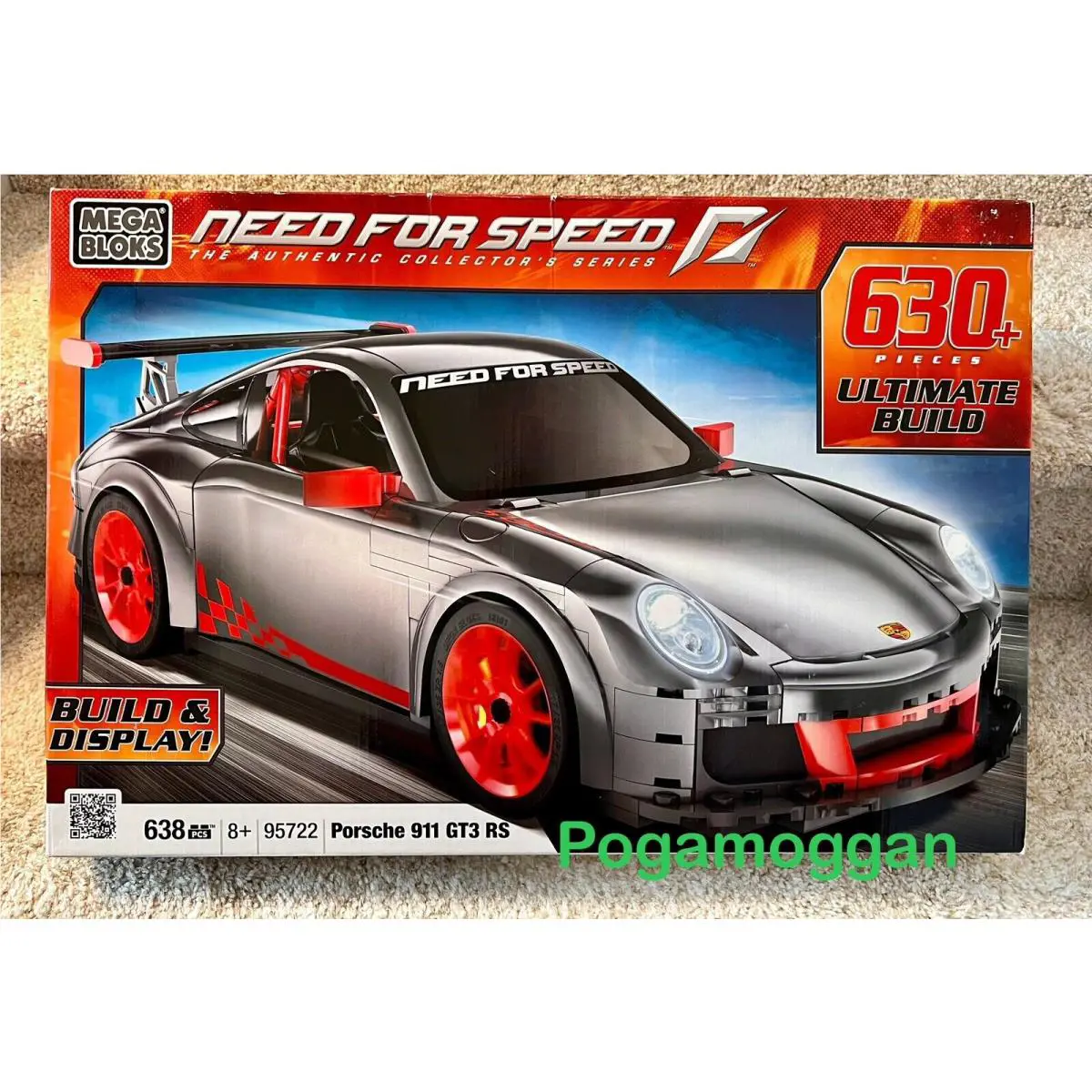 Megabloks Need For Speed Porsche 911 GT3 RS Collector Series