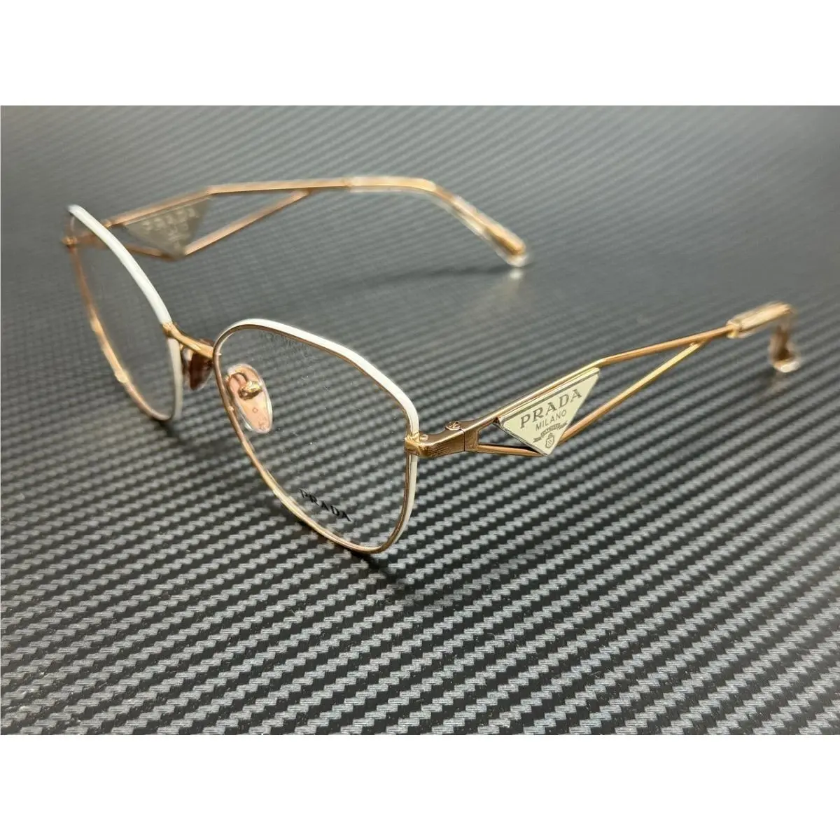 Prada PR 52ZV SVF1O1 Pink Gold Women`s 55 mm Eyeglasses
