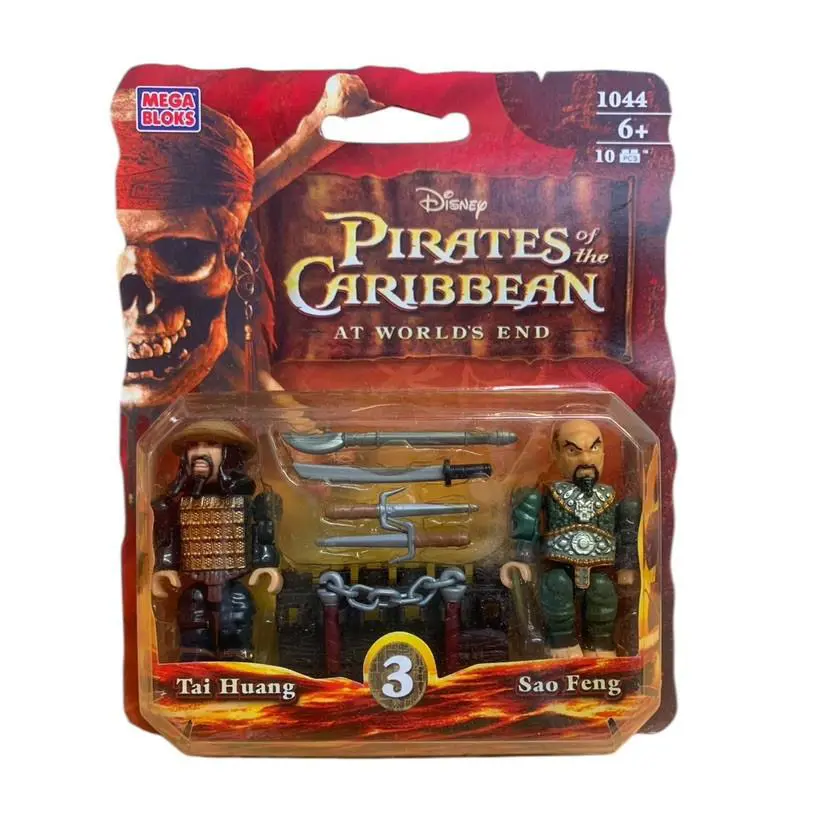 Mega Blocks 1044 Pirates Of The Caribbean At Worlds End Character Pack-rare