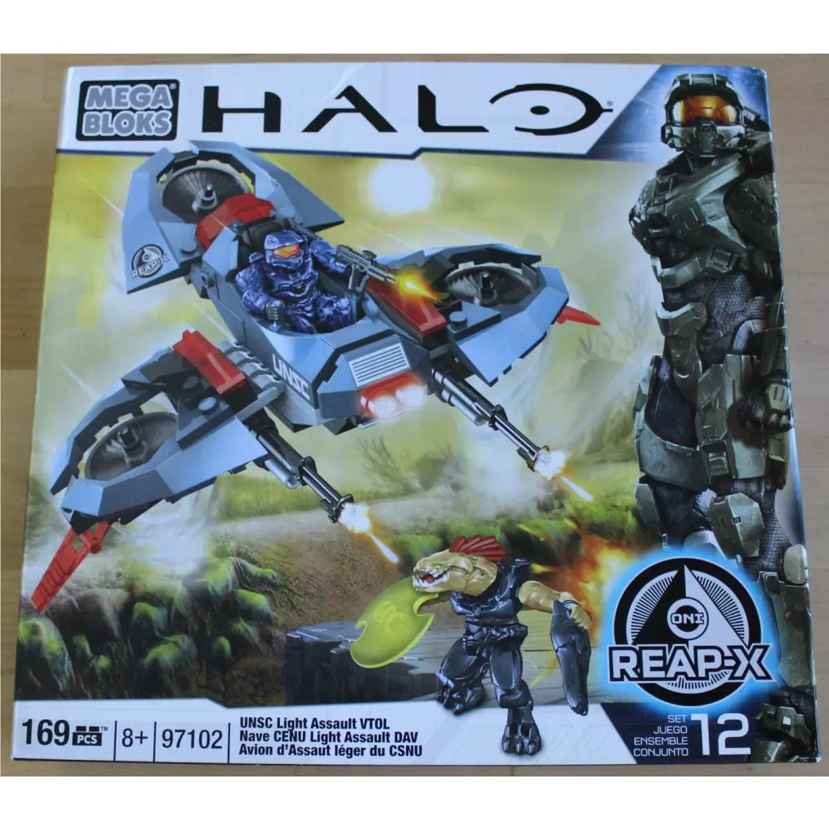 Damaged/sealed Box Mega Bloks 97102 Halo Unsc Light Assault Vtol 2013