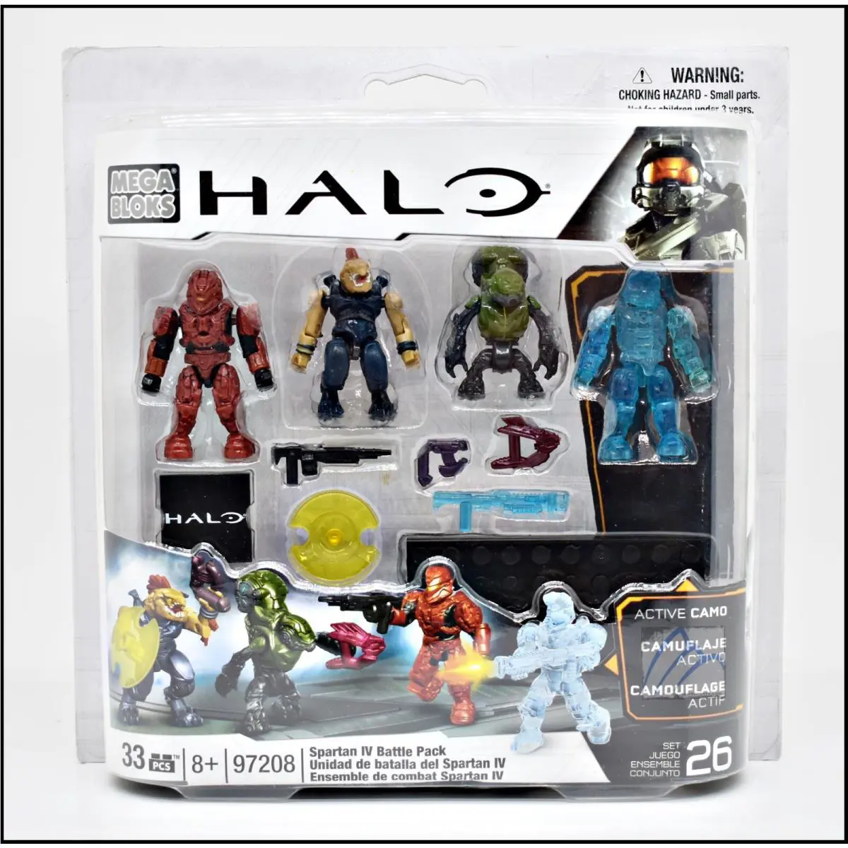 2014 Halo Mega Bloks Spartan IV Battle Pack 97208 Recruit Scout Jackal Grunt