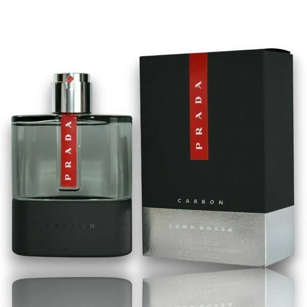 Prada Luna Rossa Carbon 5.0 oz Eau de Toilette Spray For Men -new