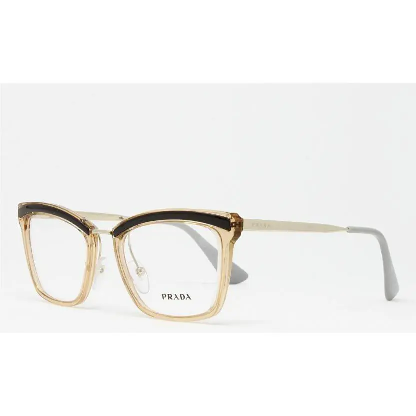 Prada Catwalk PR15UV-KOF1O1 Brown Antique Pink 50mm Women`s Eyeglasses