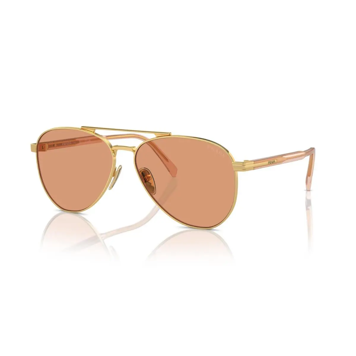 Prada PR A58S Gold/orange 5AK07V Sunglasses