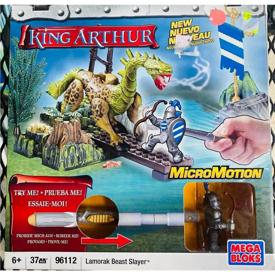 Mega Bloks 96112 King Arthur Lamorak Beast Slayer