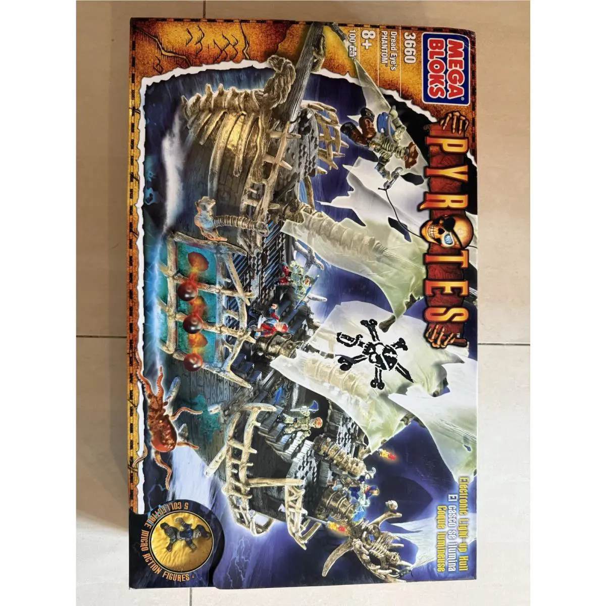 Mega Bloks Pyrates Rare Dread Eye S Phantom Figures Set 3660 Pirate Theme