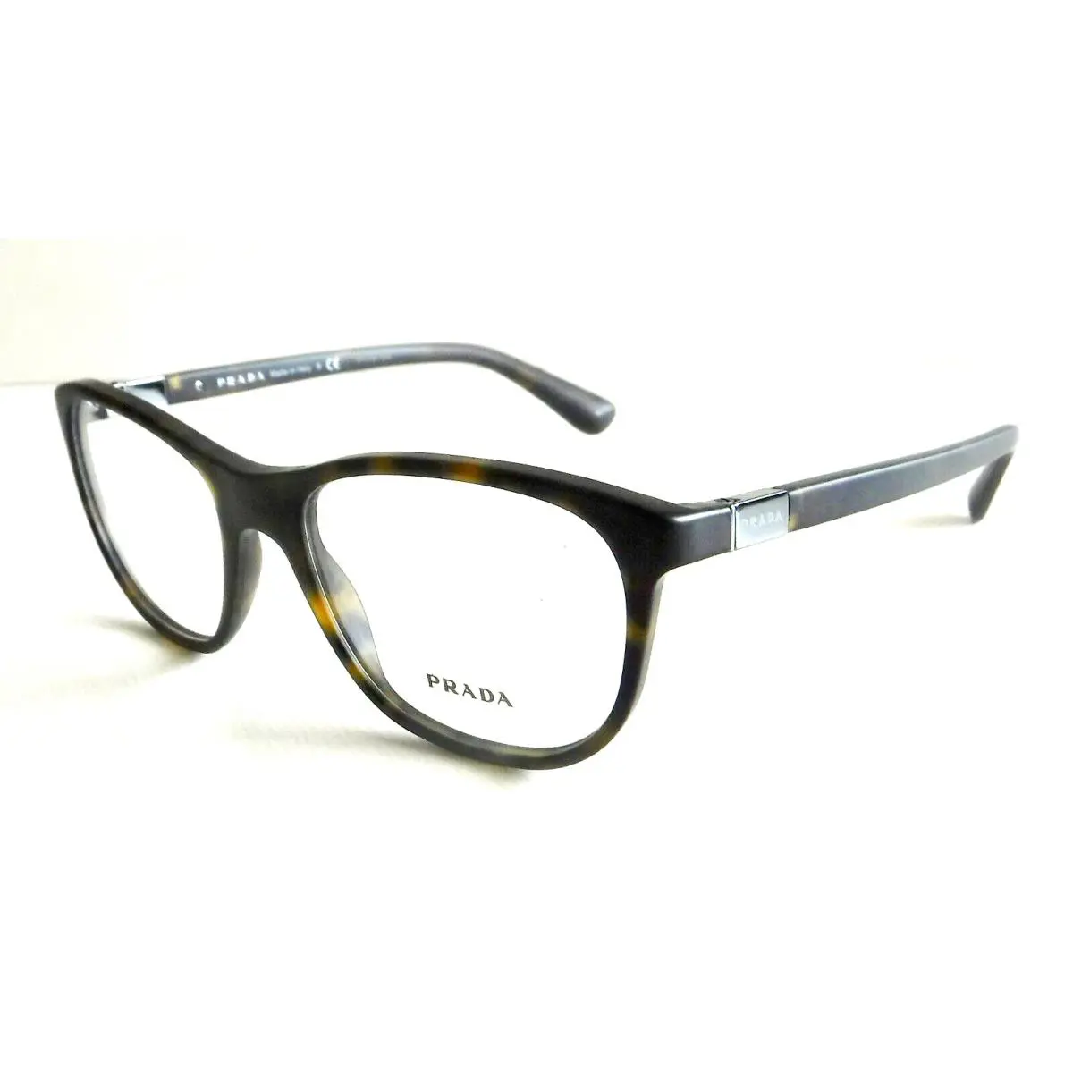 Prada Eyeglasses Vpr 29S HAQ-101 Tortoise Frames Clear Lens Case 54-19-140
