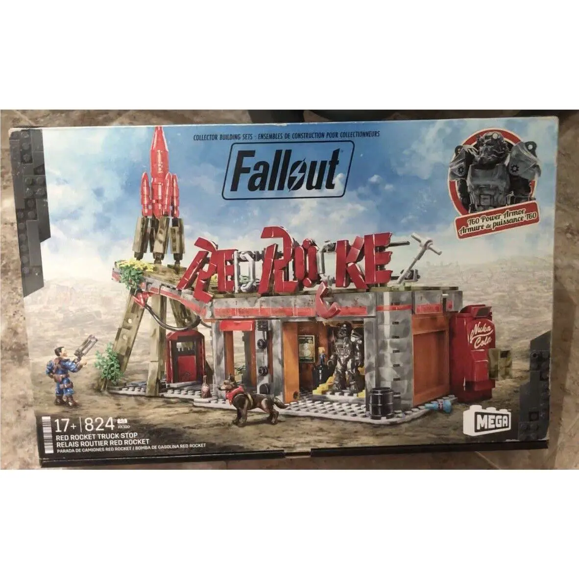 Fallout Red Rocket Truck Stop Mega Bloks Construx Building Block Set