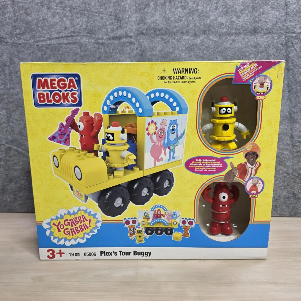 Mega Bloks Yo Gabba Gabba Plex`s Tour Buggy 19 pc Building Set 85006