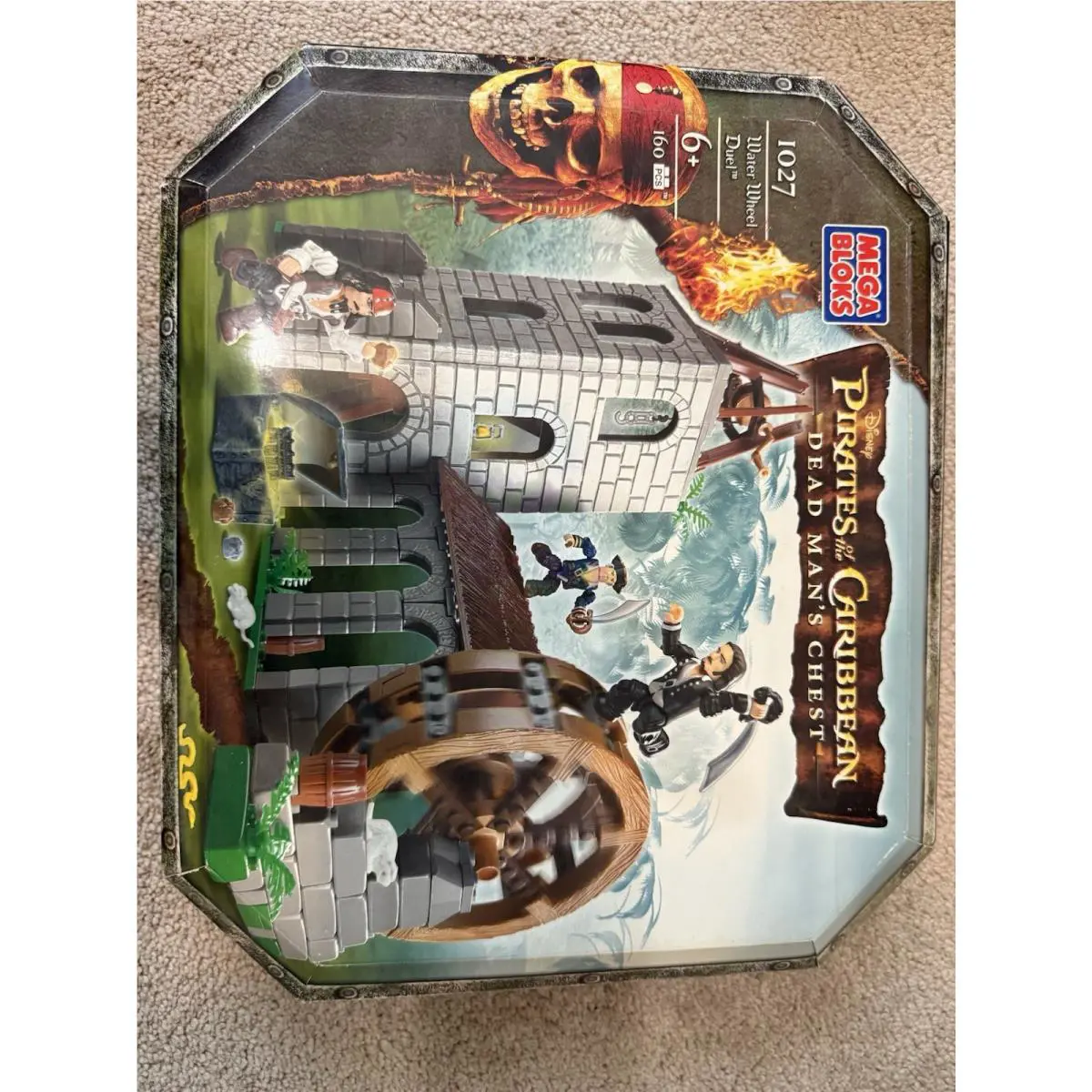 Mega Bloks Pirates OF The Caribbean Water Wheel Duel Figure Set 1027 Pyrates